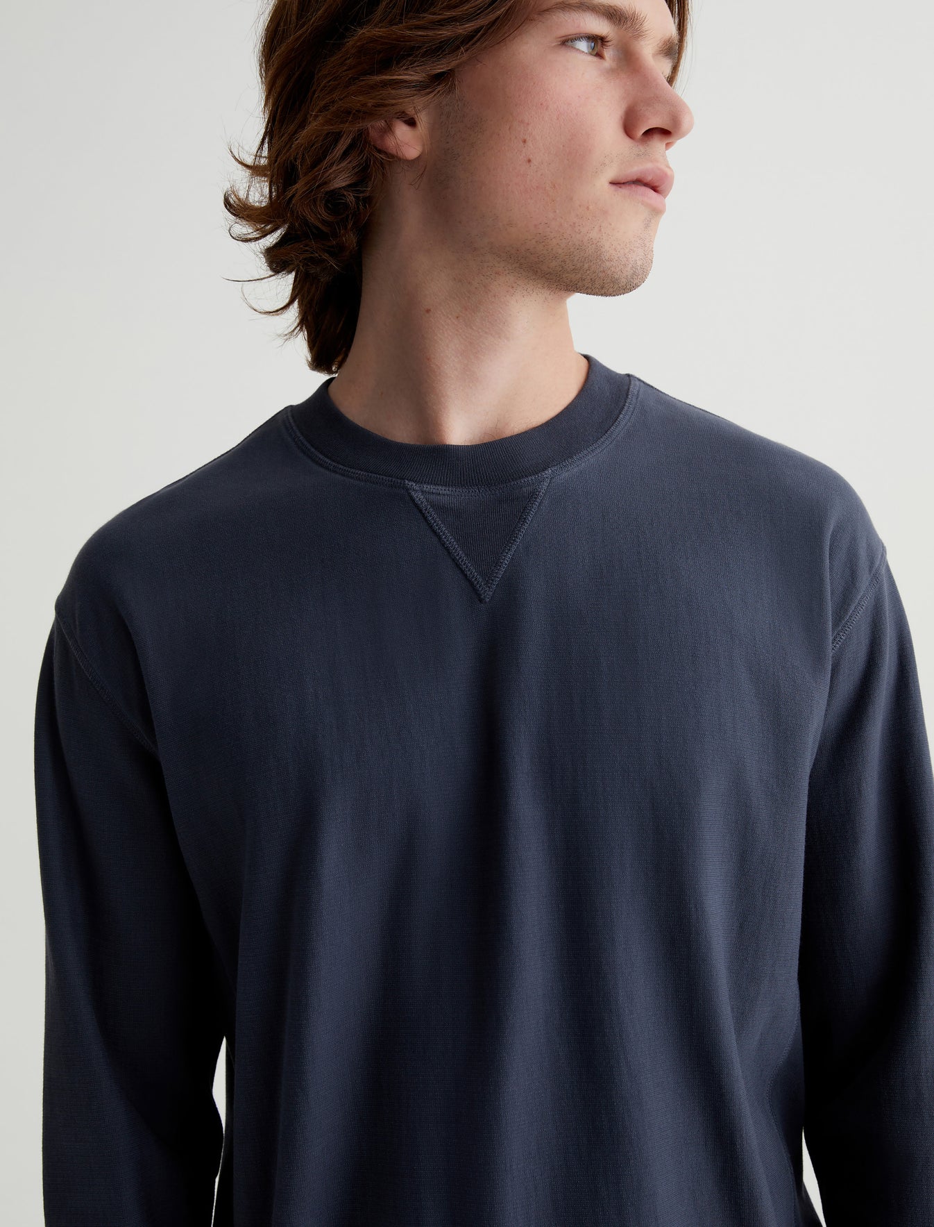 Arc Panelled Sweatshirt|AG-ed Relaxed Crew Neck Panelled